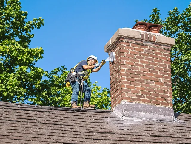 Paramount Chimney Sweep performing an inspection with advanced tools in Paramount, CA