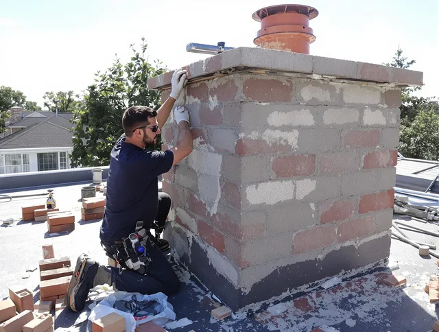 Advanced chimney repair process by Paramount Chimney Sweep in Paramount, CA