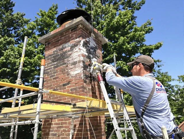 Structural chimney repair by Paramount Chimney Sweep in Paramount, CA