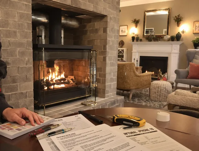 Paramount Chimney Sweep verifying fireplace safety measures in Paramount, CA